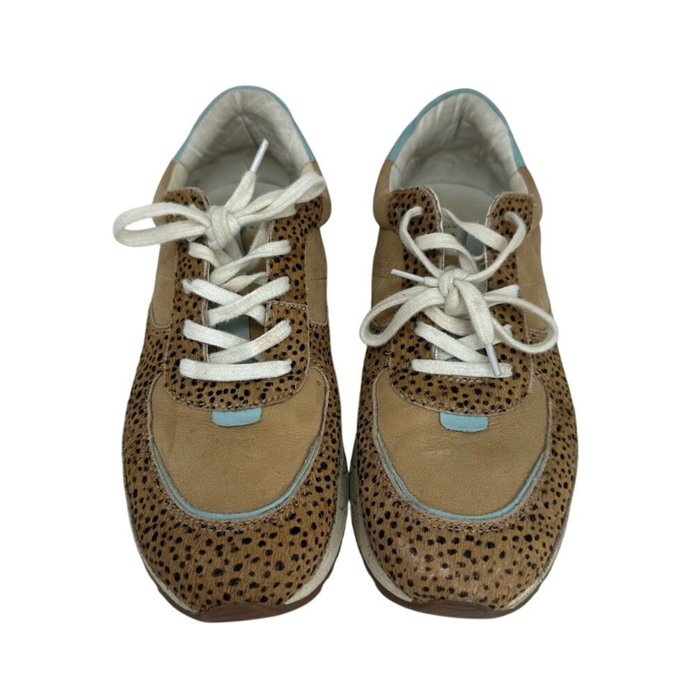 Madewell Kickoff Sneaker Trainer Spot Dot Calf Hair & Nuback - Picture 3 of 11